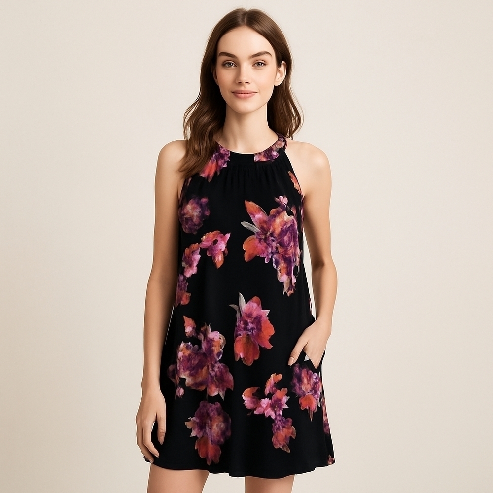 Rachel Zoe Floral Swing Dress – L – NWT – $380 Retail
